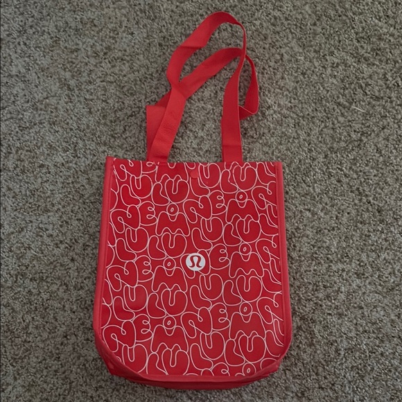 lululemon athletica Handbags - lululemon athletica Vibrant Red Graphic Tote